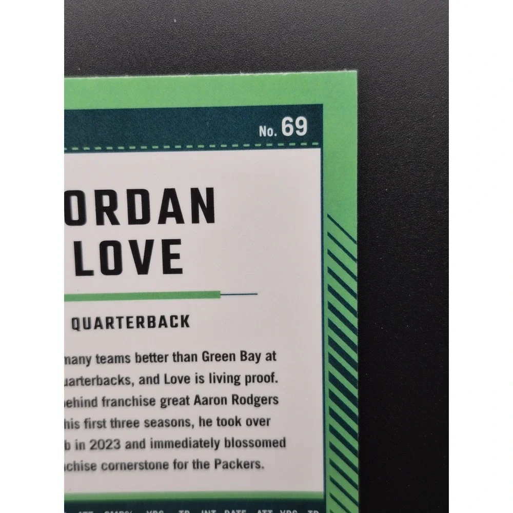 2024 Panini Donruss Optic Jordan Love #69‎ Rocket Prizm Green Bay Packers SP